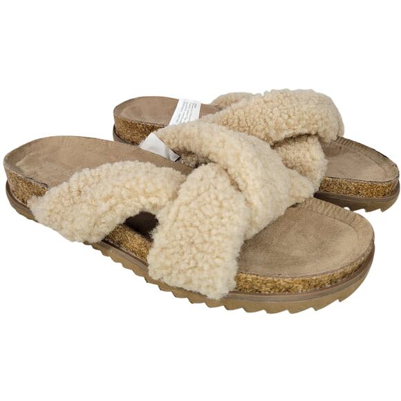 Treasure & Bond Davina Faux Shearling Slide 6M NWOT - Picture 11 of 15